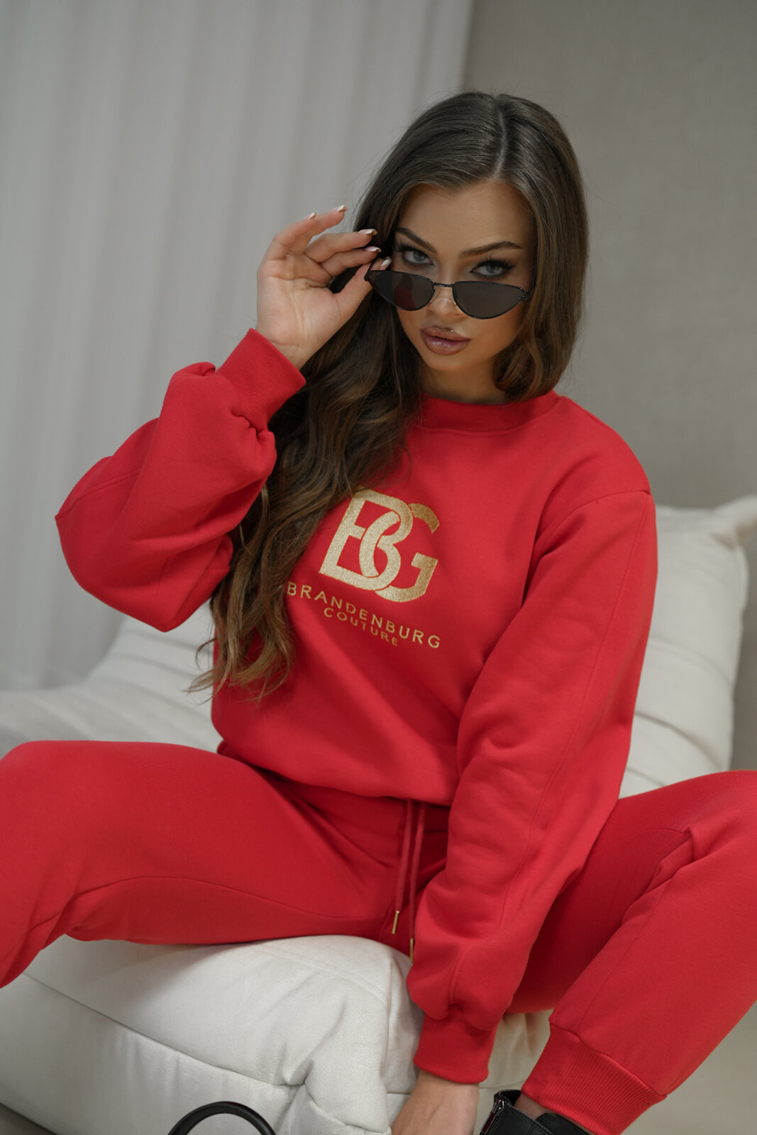 DRES DAMSKI BG CINAMOON | CZERWONY