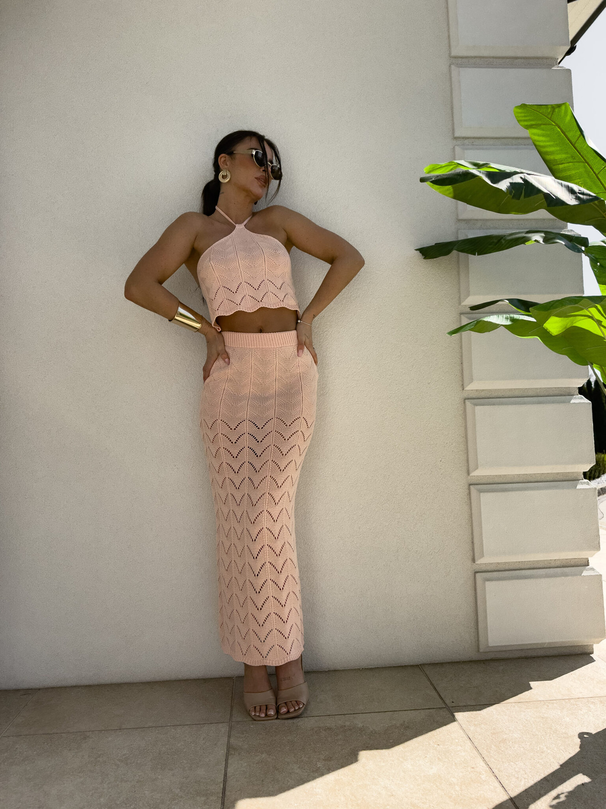 Komplet MARBELLA - morela