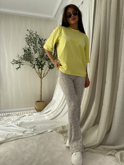 T-shirt LOWE – cytrynowy