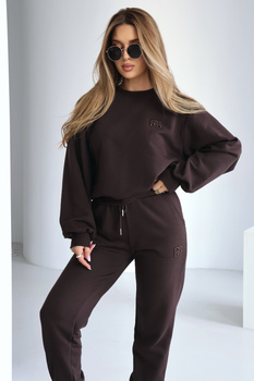 Spodnie damskie BG Brand | gorzka czekolada