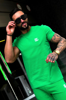 T-SHIRT MĘSKI BG BOND | ZIELONY