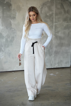 BLUZKA DAMSKA BG MERCI BRANDENBURG COUTURE | BIAŁY