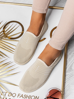 Damskie beżowe buty sportowe DD223-8