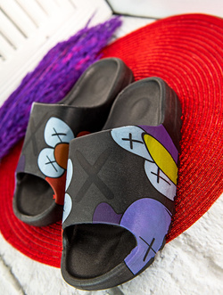 Damskie klapki czarne CK240