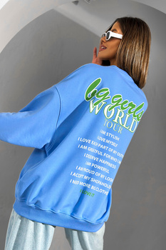 BLUZA DAMSKA BG GIRLS | NIEBIESKI