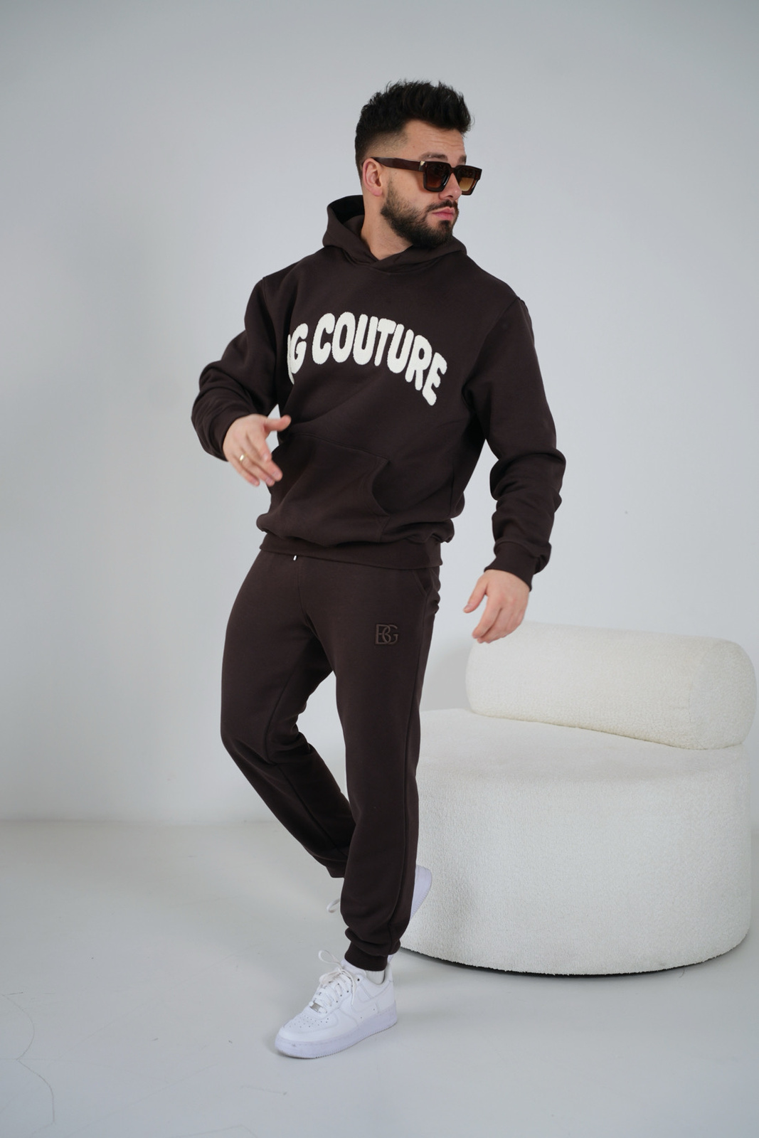 Bluza męska BG Tokio | gorzka czekolada