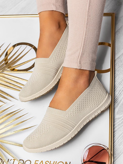 Damskie beżowe buty sportowe DD218-8