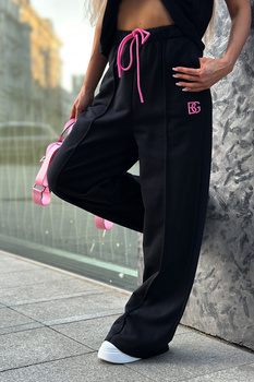 SPODNIE DAMSKIE BG ONE | CZARNY