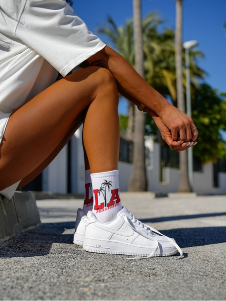 Skarpetki damskie LA Sunshine 0200.169, Kolor Biały 3, Rozmiar 37-41