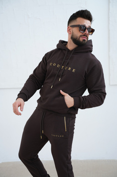 Bluza męska BG Gang | gorzka czekolada