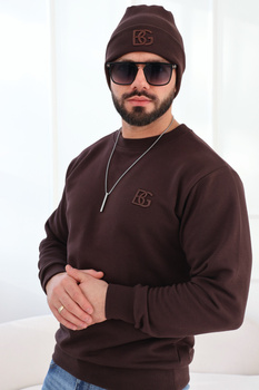 Czapka BG Hola | gorzka czekolada