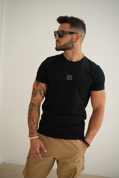 T-SHIRT MĘSKI BG SMART | CZARNY