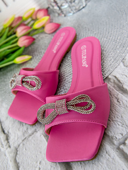 Damskie klapki różowe P4487R