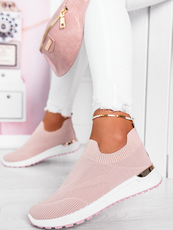 Damskie różowe buty sportowe KB202-11