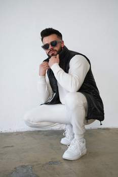 Kamizelka męska BG Kioto | czarny