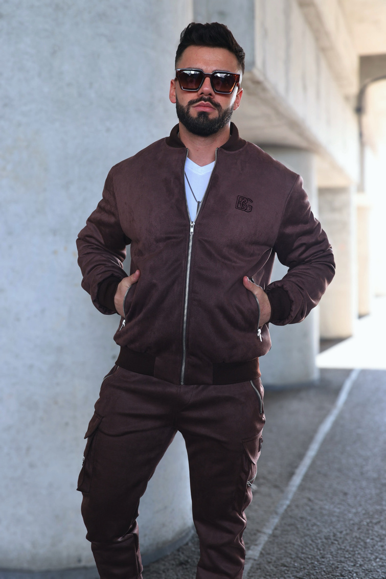 Kurtka męska BG Damon | czekolada