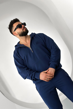 BLUZA MĘSKA BG HOODY | GRANAT