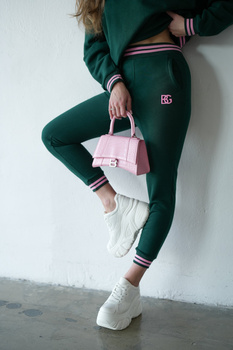 DRES DAMSKI BG JENNY | BUTELKOWA ZIELEŃ