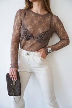 Bluzka damska BG Manifest | cappuccino