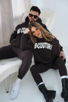 Bluza damska BG Heya | gorzka czekolada