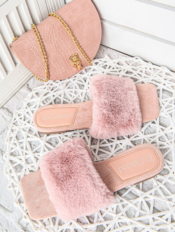 Damskie różowe klapki ST-31R