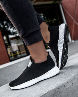 Męskie buty sportowe czarne QL101
