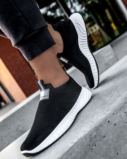 Męskie buty sportowe czarne QL101