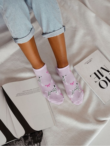 Stopki damskie Dalmatyńczyk 1146.078, Kolor Liliowy, Rozmiar 37-41