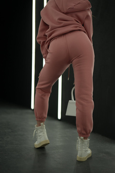 SPODNIE DAMSKIE BG RICH | BRUDNY RÓŻ