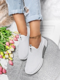 Damskie białe buty sportowe HQ501-9