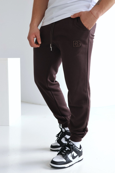 Spodnie męskie BG Brand | gorzka czekolada