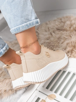 Damskie buty sportowe beżowe TL550-8