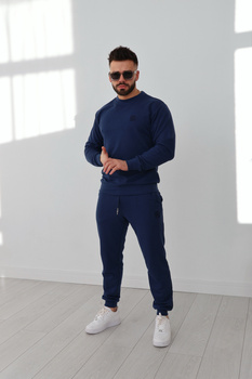 Bluza męska BG Basic | granat