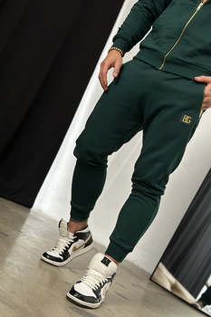 SPODNIE MĘSKIE BG VINCE | CIEMNA ZIELEŃ