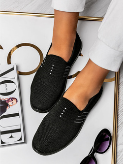 Damskie czarne buty sportowe DD223