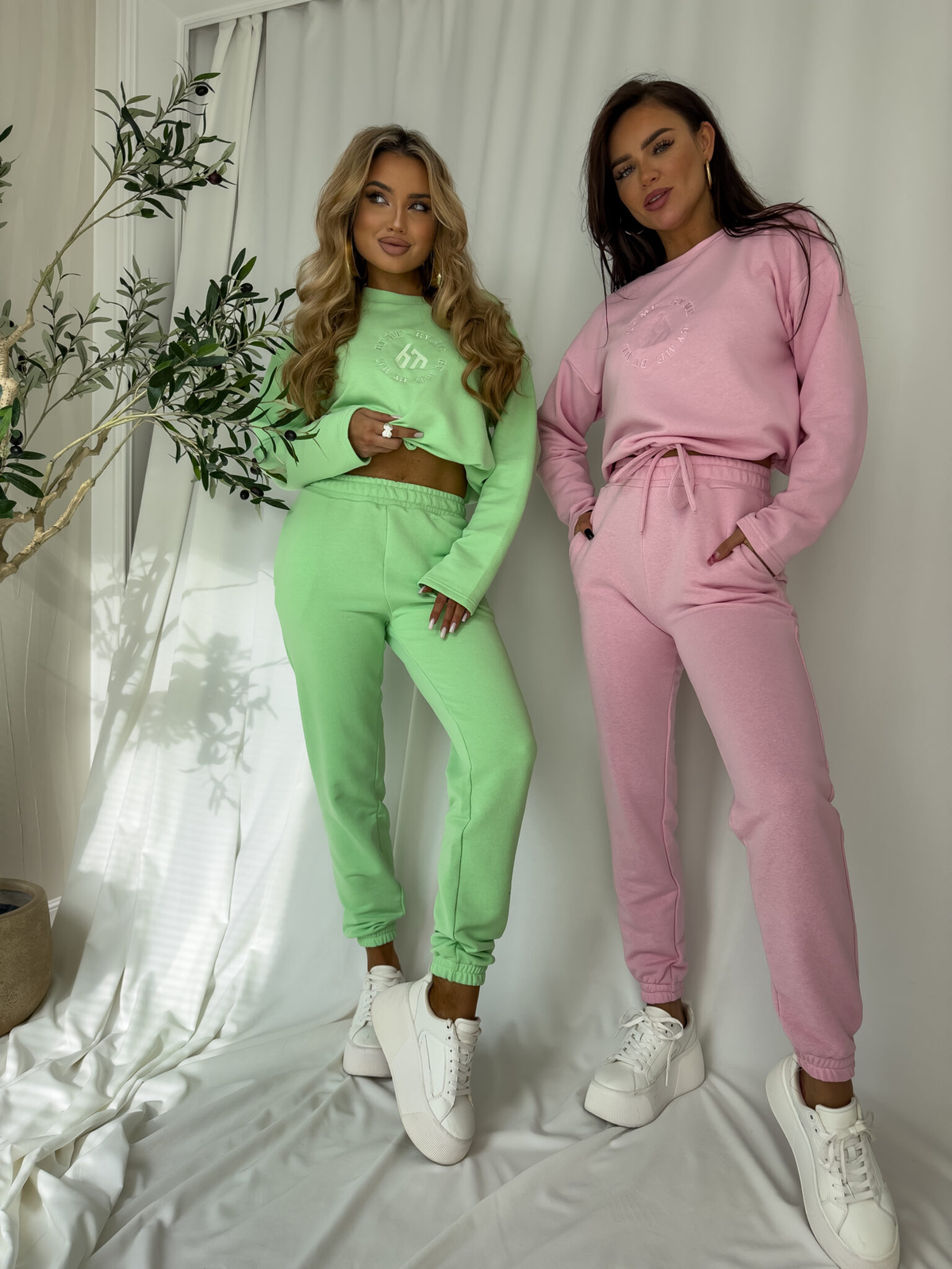 Komplet LOUIS - jasny róż