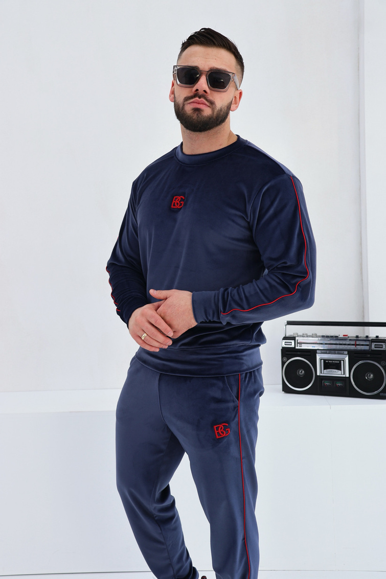 Dres męski BG Aero | granat