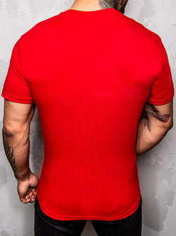 Męski t-shirt czerwony TSK2