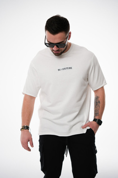 T-SHIRT MĘSKI BG BRANDENBURG LAMAR | BIAŁY