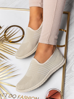 Damskie beżowe buty sportowe DD223-8