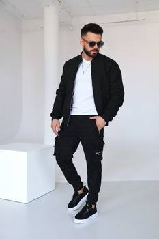 Spodnie męskie BG Salvatore | czarny