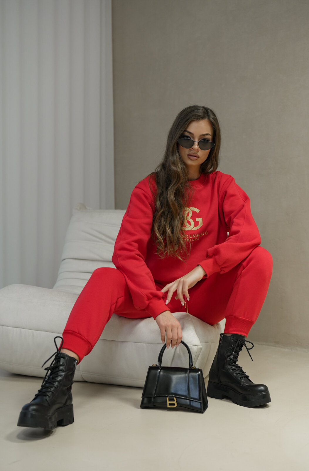 DRES DAMSKI BG CINAMOON | CZERWONY