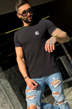 T-SHIRT MĘSKI BG BOND | CZARNY