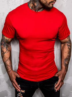 Męski t-shirt czerwony TSK2