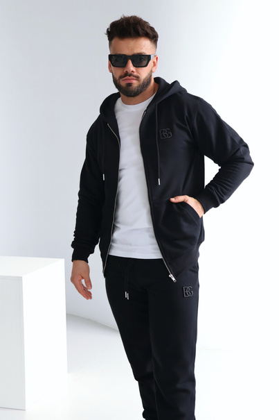 Bluza męska BG Zippy | czarny