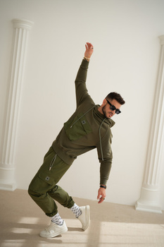 BLUZA MĘSKA BG TRIPPER | KHAKI