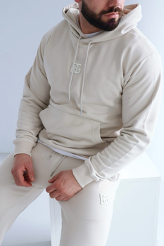 BLUZA MĘSKA BG KANGOO | JASNY BEŻ