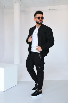 Spodnie męskie BG Salvatore | czarny