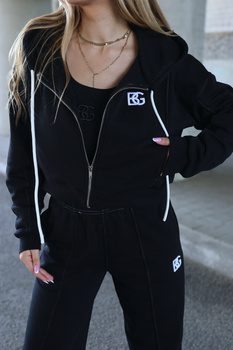 Bluza damska BG White | czarny