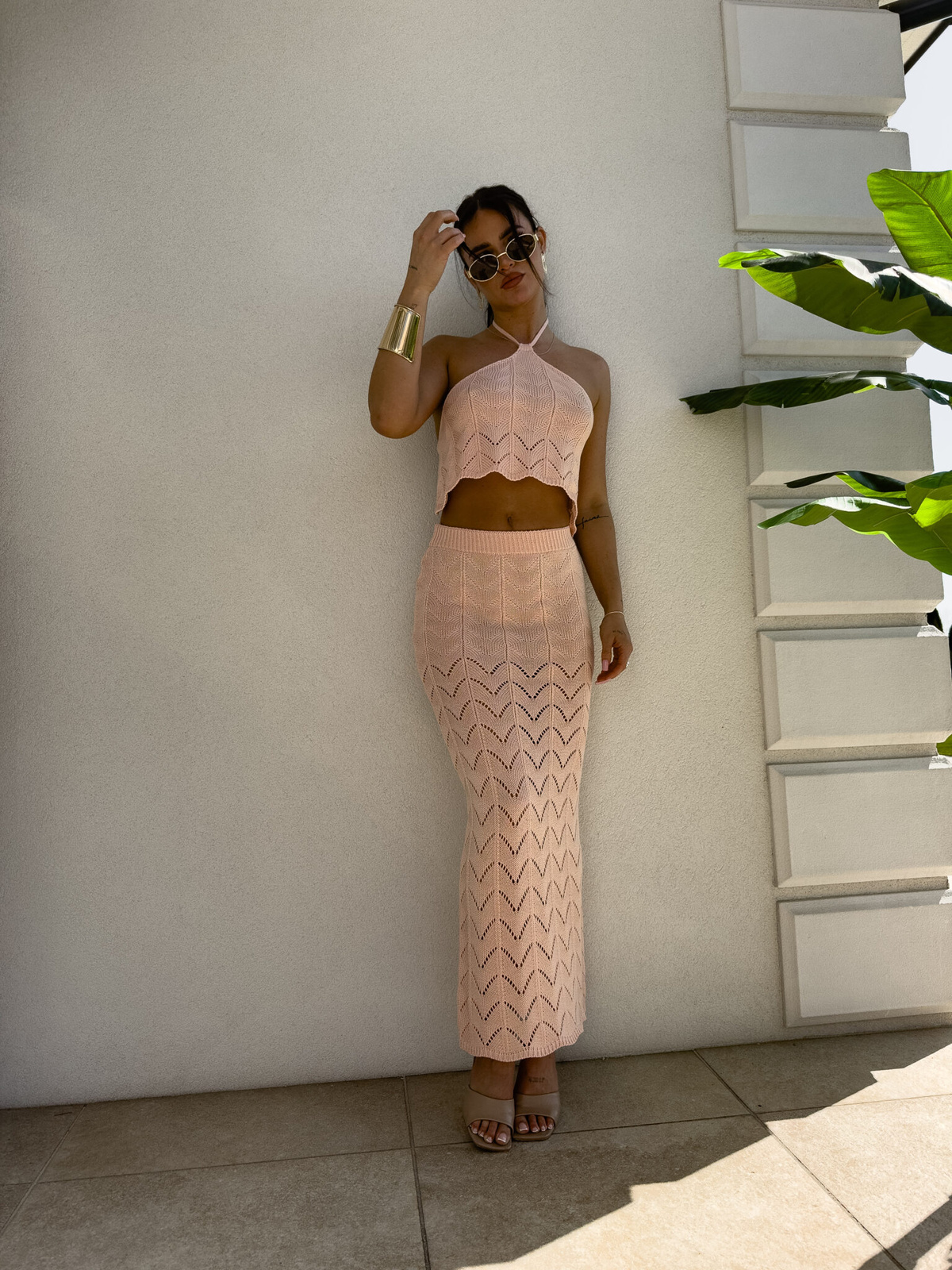 Komplet MARBELLA - morela